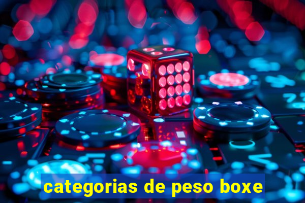 categorias de peso boxe