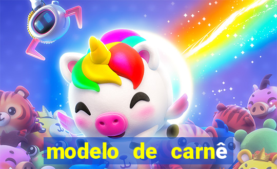 modelo de carnê de pagamento word