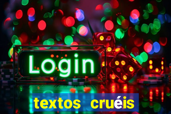 textos cruéis demais para serem lidos rapidamente pdf