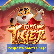 resposta soletra hoje